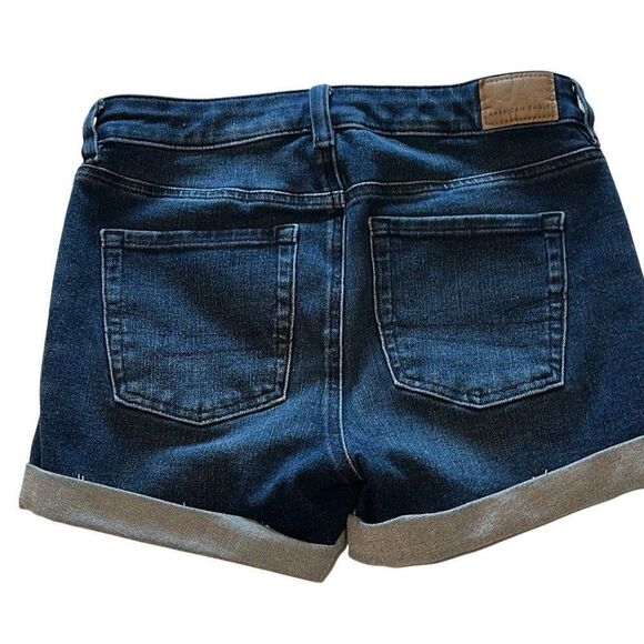 American Eagle Outfitters The Dream Short Midi ladies size 6 Jean Shorts Button - Picture 3 of 12